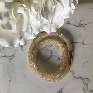 Swarovski Stardust Delux Gold Bracelet 40